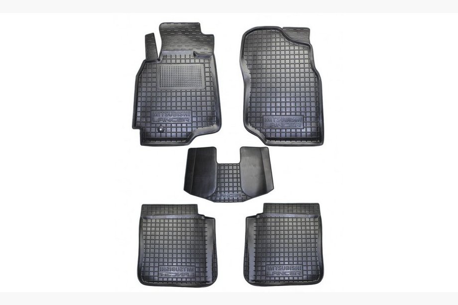 Mitsubishi Lancer 9 2004-2008 Tapis en caoutchouc avec rebord (Autogumm) Image