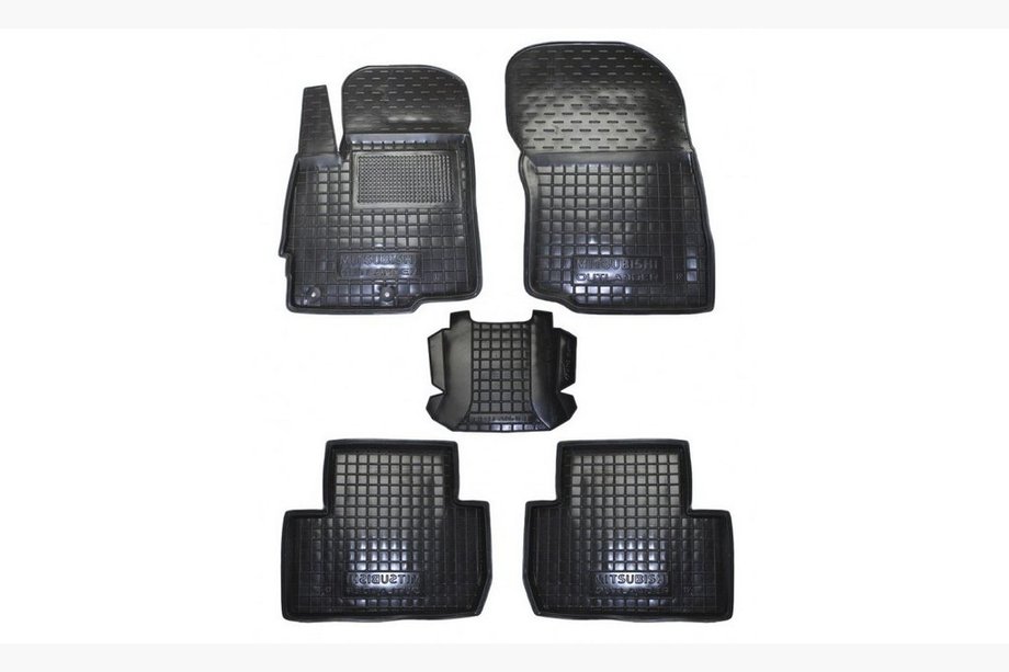 Mitsubishi Outlander 2012-2021 Tapis en caoutchouc avec rebord (Autogumm) Image