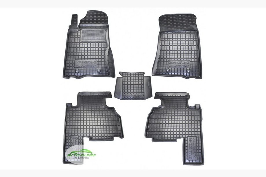 SsangYong Kyron 2005-2014 Tapis en caoutchouc avec rebord (Autogumm) Image