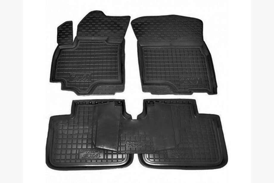 Suzuki SX4 2006-2013 Tapis en caoutchouc avec rebord (Autogumm) Image
