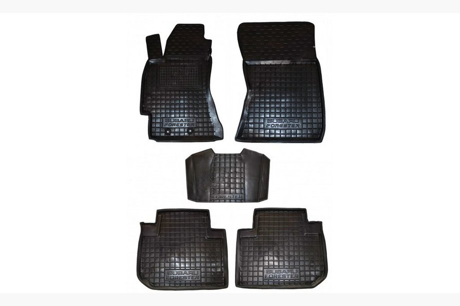 Subaru Forester 2008-2013 Tapis en caoutchouc avec rebord (Autogumm) Image