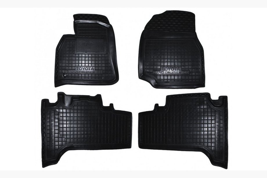 Toyota Land Cruiser 100 1998-2007 Tapis en caoutchouc avec rebord (Autogumm) Image