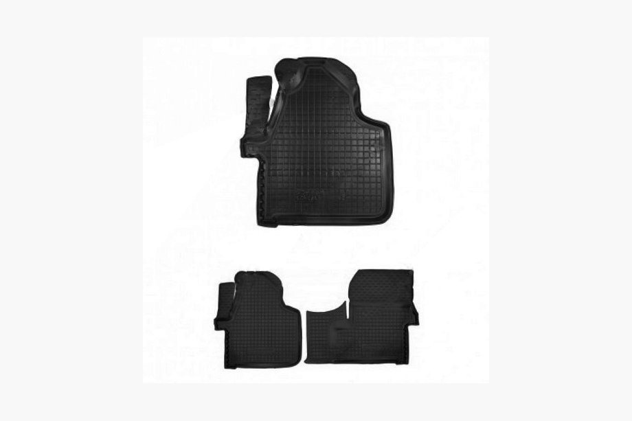 Volkswagen Crafter 2006-2016 Tapis en caoutchouc avec rebord (Autogumm) Image