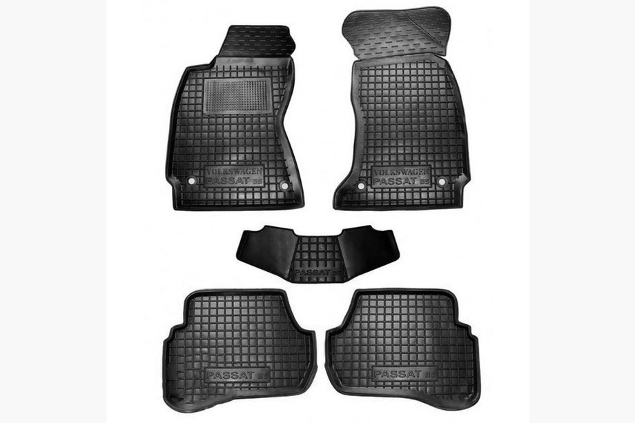 Volkswagen Passat B5 1997-2005 Tapis en caoutchouc avec rebord (Autogumm) Image
