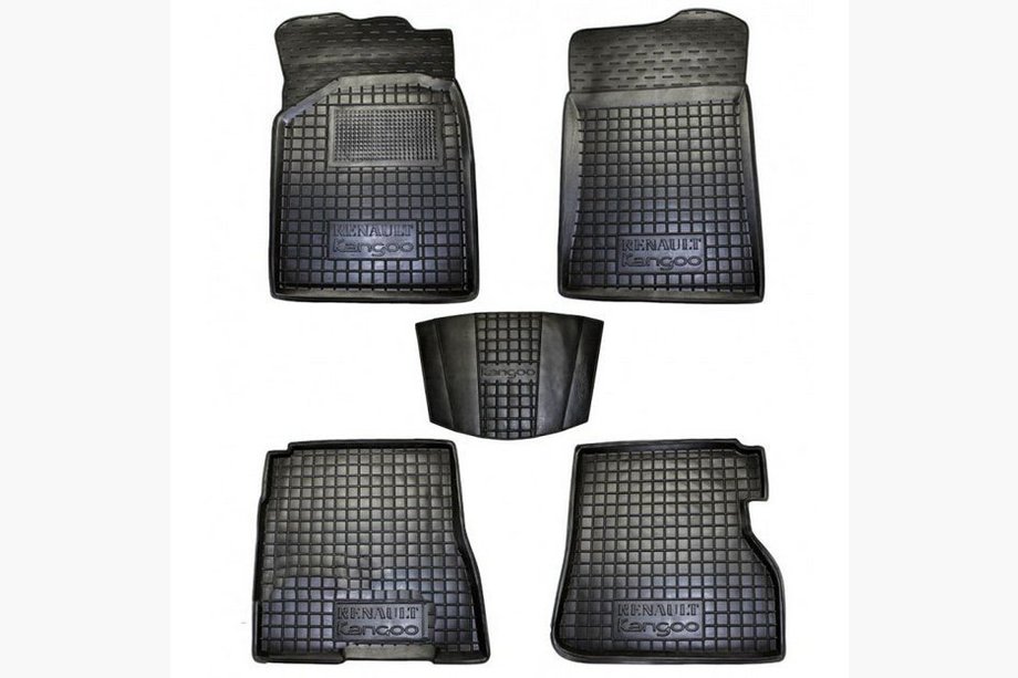 Renault Kangoo 1998-2008 Tapis de sol en caoutchouc 3D avec rebord (Autogumm) Image