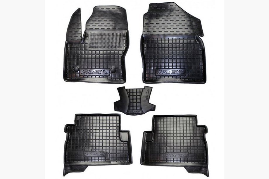 Ford Kuga/Escape 2013-2019 Tapis en caoutchouc avec rebord (Autogumm) Image