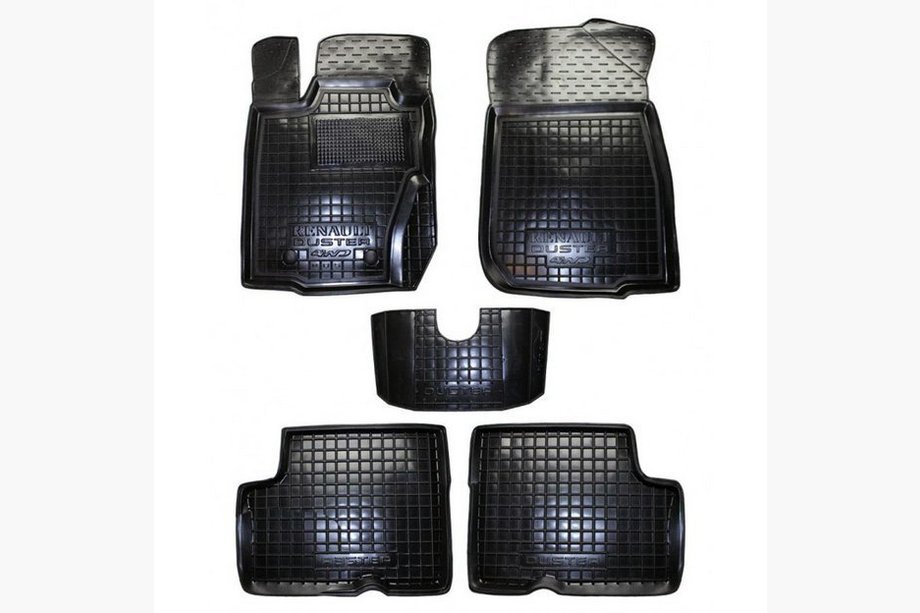 Renault Duster 2008–2017 Tapis en caoutchouc avec rebord 4WD 2012-2014 Version européenne (Autogumm) Image