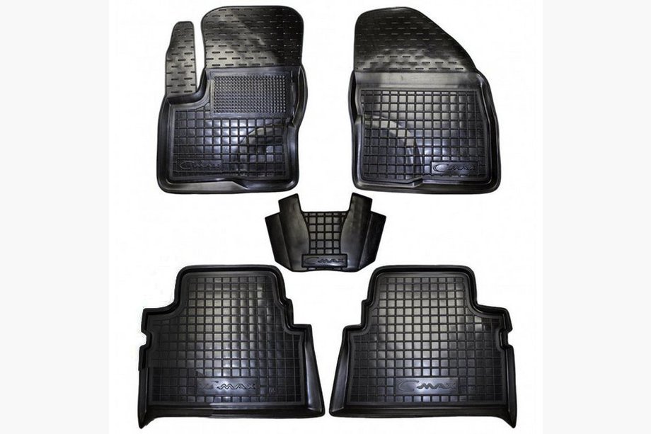 Ford C-Max 2004-2010 Tapis en caoutchouc avec rebord (Autogumm) Image