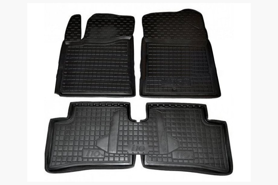 Hyundai I-10 2014-2017 Tapis en caoutchouc avec rebord (Autogumm) Image