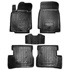 Nissan Micra K12 2003-2010 Tapis en caoutchouc avec rebord (Autogumm) photo 1