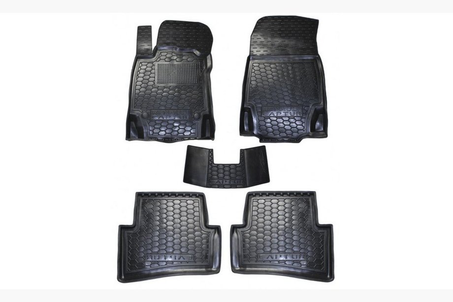 Renault Captur 2013-2019 Tapis en caoutchouc avec rebord (Autogumm) Image