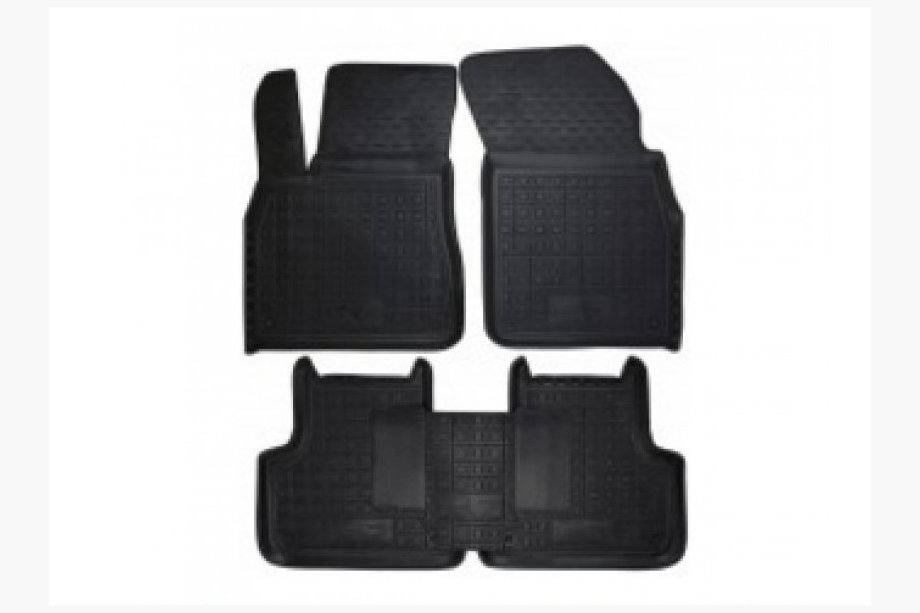 Audi Q7 2015–2026 Tapis en caoutchouc avec rebord (Autogumm) Image