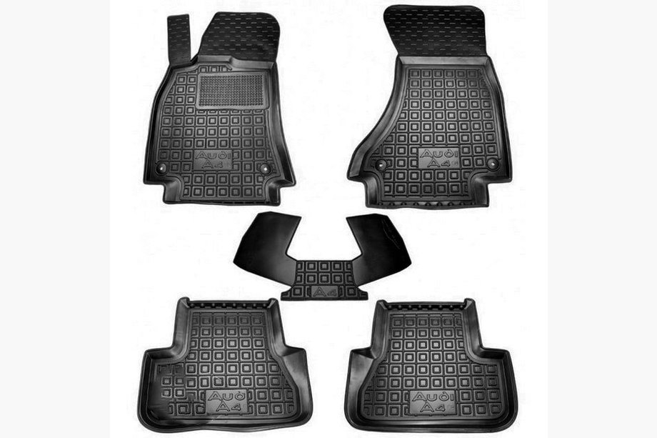 Audi A4 B8 2007-2015 Tapis en caoutchouc avec rebord (Autogumm) Image