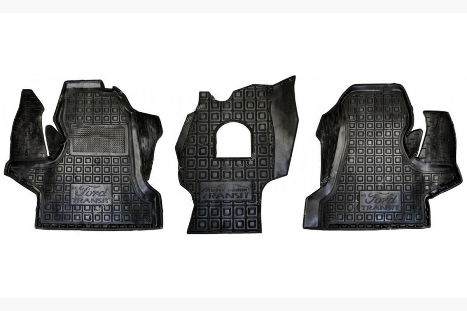 Ford Transit 1991-2000 Tapis en caoutchouc avec rebord (Autogumm) Image