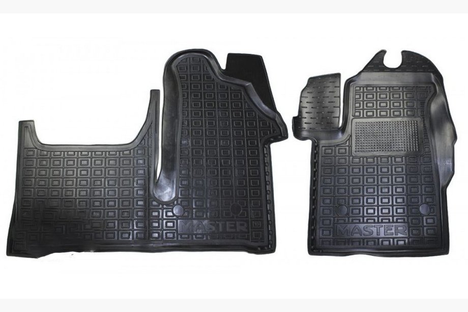 Renault Master 2011-2023 Tapis en caoutchouc avec rebord (Autogumm) Image