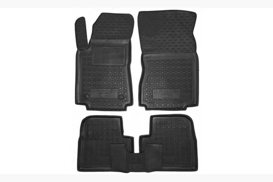 Citroen C-3 2016-2023 Tapis en caoutchouc avec rebord (Autogumm) Image