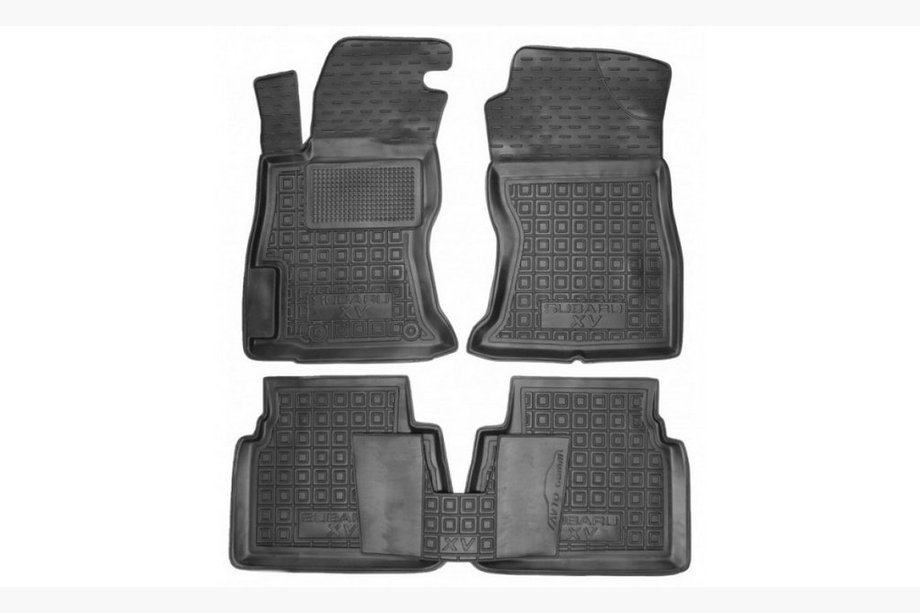 Subaru XV 2017-2023 Tapis en caoutchouc avec rebord (Autogumm) Image