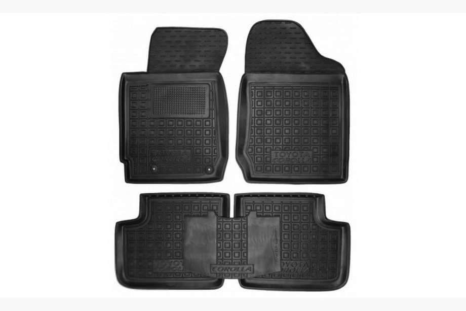 Toyota Corolla 2002-2007 Tapis en caoutchouc avec rebord (Autogumm) Image