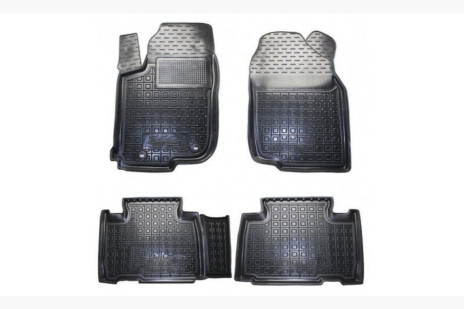 Toyota Rav 4 2013-2018 Tapis de sol en caoutchouc avec rebord 2016+ DVS (Autogumm) Image