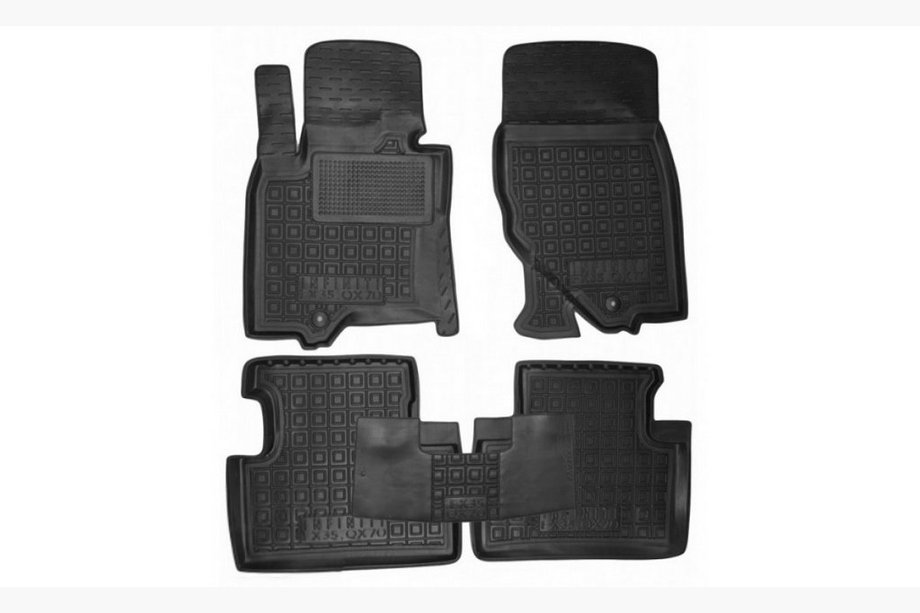 Infiniti FX 2008-2012 Tapis en caoutchouc avec rebord (Autogumm) Image