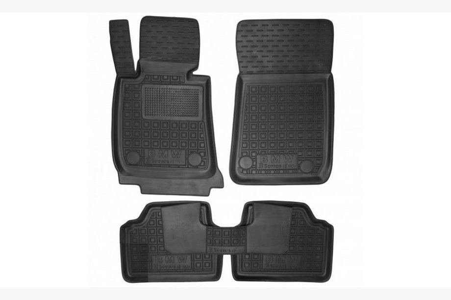 BMW 3 Series E90/E91 2005-2011 Tapis en caoutchouc avec rebord (Autogumm) Image