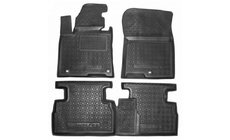 Hyundai Santa Fe 4 2018-2023 Tapis en caoutchouc avec rebord 5 places (Autogumm) photo 1