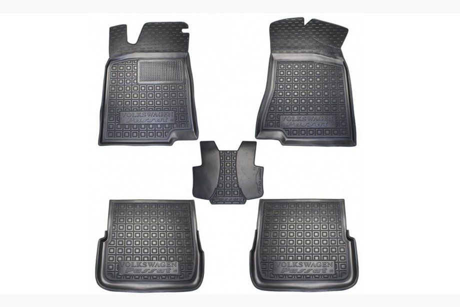 Volkswagen Passat B4 1993-1996 Tapis en caoutchouc avec rebord (Autogumm) Image