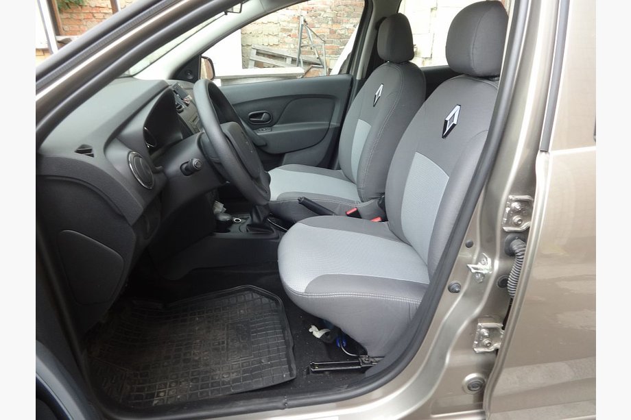 Renault Logan II 2013-2022 Housses de Sièges Auto (Tissu, Classik) Image