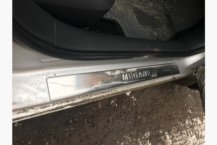 Renault Megane II 2004-2009 Seuils de porte inox (Omsa, 4 pcs) Photo 2
