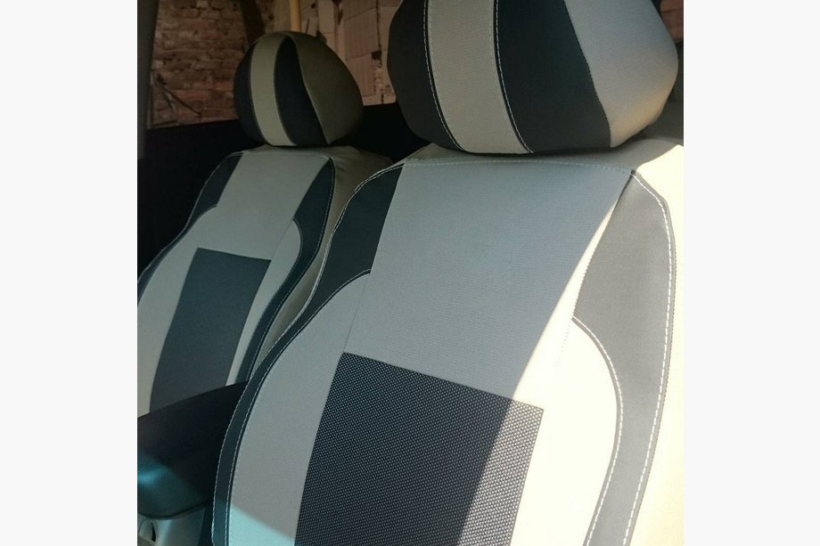 Kia Soul II 2013-2018 Housses de Siège Auto (Similicuir↗Tissu, Premium) Photo 6