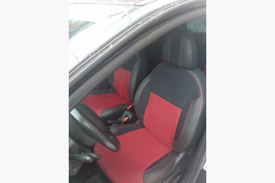 Kia Soul II 2013-2018 Housses de Siège Auto (Similicuir↗Tissu, Premium) Photo 4