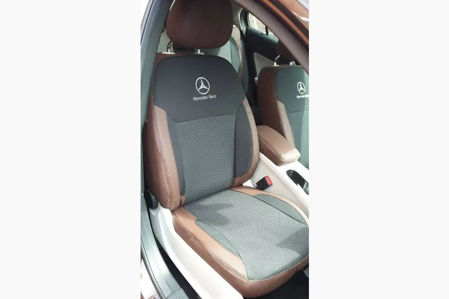 Mercedes A-class W176 2012-2018 Housses de Siège Auto (Similicuir↗Tissu, Premium) Image