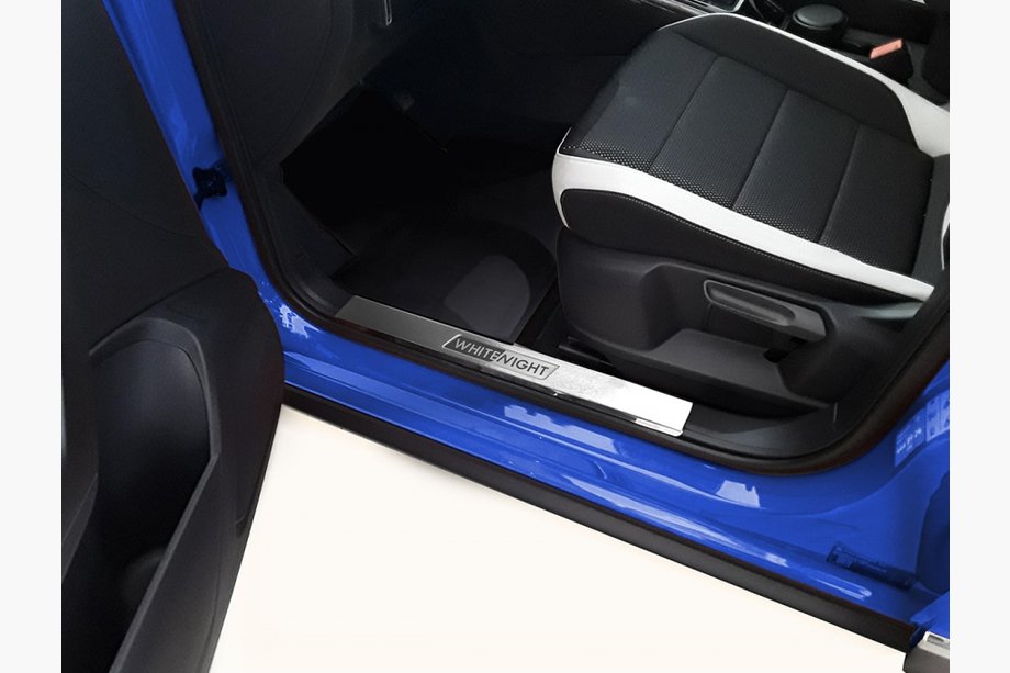Volkswagen Tiguan 2007-2016 Seuils de porte WhiteNight (2 pcs, inox) Image