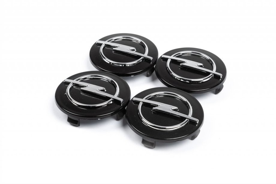 Opel Enjoliveurs de jante 60/55mm noirs (lot de 4) Image