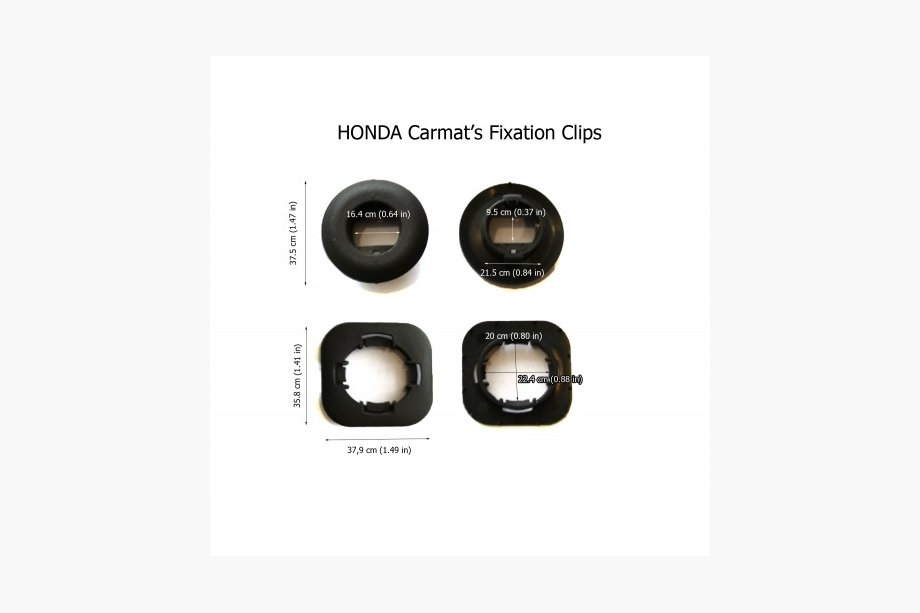 Honda Clip de tapis Honda ovale (nouveau) Photo 1