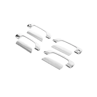 Couvre-poignées de porte chromés (8 pcs, plastique) photo 2