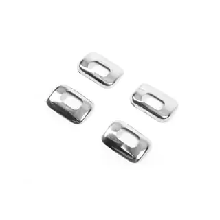 Couvre-boutons intérieurs (4 pcs, inox) photo 3