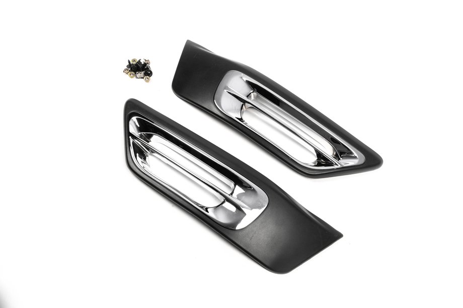 Honda CRV 2001-2006 Caches chromés pour antibrouillards (2 pcs, plastique) Image