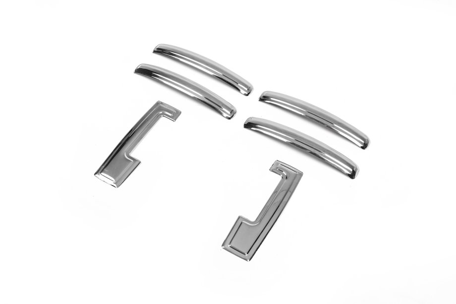 Renault Dokker 2013-2022 Couvre-poignées Chromés (4 pcs, Acier Inoxydable) Carmos - Acier Inoxydable Turc Photo 2