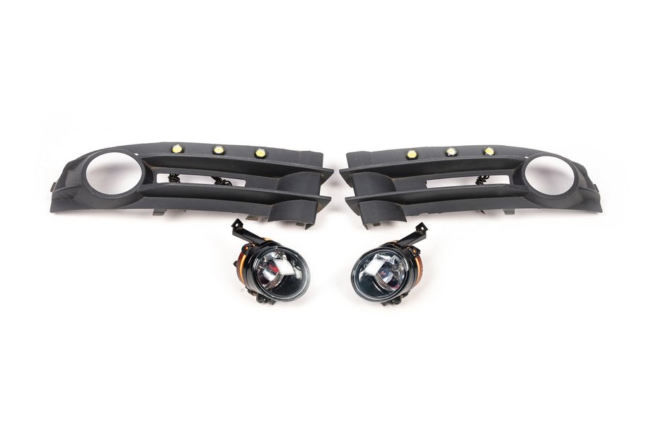 Volkswagen Caddy 2004-2010 Phares antibrouillard avec catadioptres LED Image