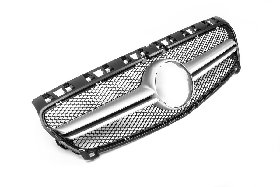 Mercedes A-class W176 2012-2018 Calandre Avant AMG Silver (2012-2015) Photo 1