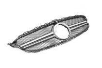 Mercedes C-class W205 2014-2021 Calandre Avant AMG Silver (pour Avantgarde/AMG-Line/C43 AMG) photo 5