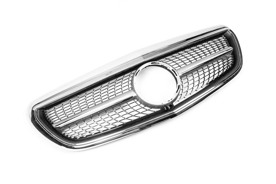Mercedes E-class W213 2016-2023 Calandre Avant Diamond (pour Classic et Exclusive, 2016-2019) Sans emplacement pour caméra Photo 2