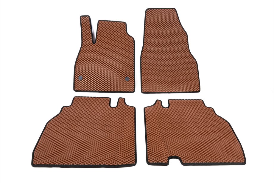 Renault Kangoo 2008–2020 Tapis de sol EVA (rouge brique) Avant Image