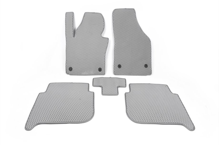 Volkswagen Touran 2010-2015 Tapis de sol EVA (Gris) Image