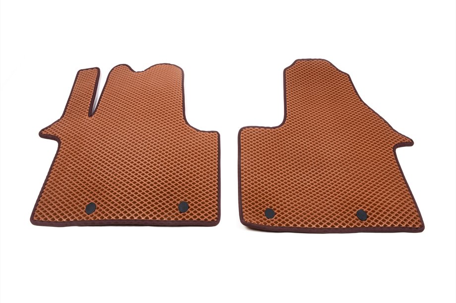 Fiat Talento 2016- Tapis de sol en polyuréthane (2 pcs, EVA, brique) Image