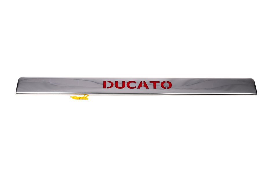 Fiat Ducato 2006-2025 Baguette LED au-dessus de la plaque d'immatriculation (inox) Image