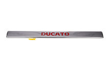 Fiat Ducato 2006-2025 Baguette LED au-dessus de la plaque d'immatriculation (inox) photo 1