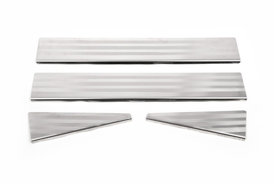 Land Rover Freelander II 2006–2014 Seuils de porte OmsaLine (4 pcs, inox) Image