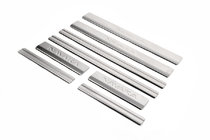 Nissan Navara 2006-2015 Seuils de porte OmsaLine (8 pcs, inox) photo 1